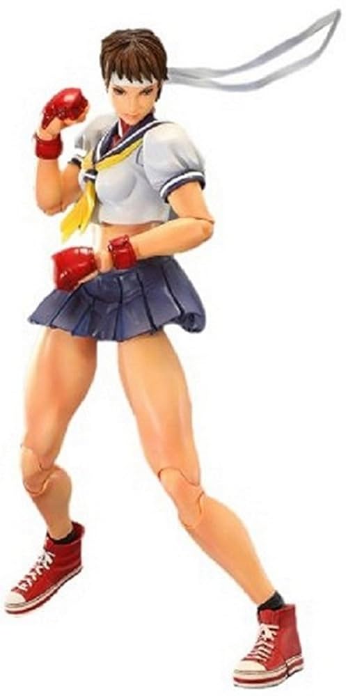プレイアーツ改 サクラ スクウェアエニックス ストリートファイター Amazon.com: Square Enix Sakura Super Street Fighter IV Play